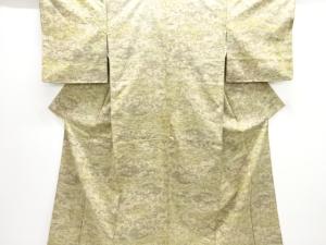 松竹梅模様織り出し西陣お召着物